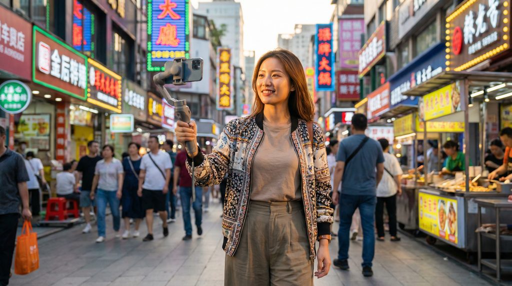 福利姬VLOG城市探索视频